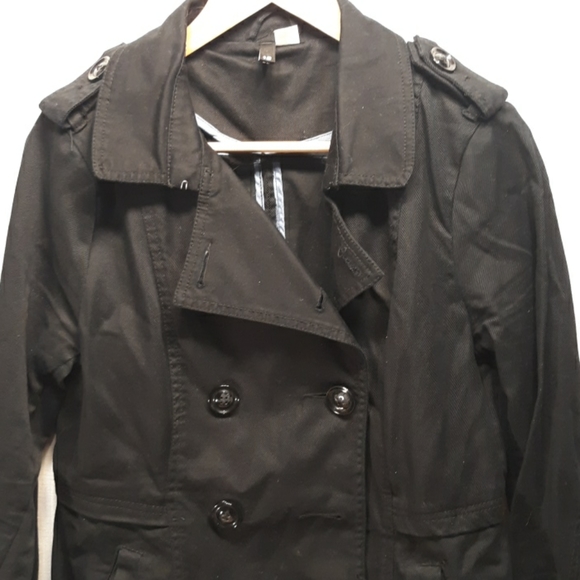 H&M Black Fall Military Jacket - Picture 3 of 8